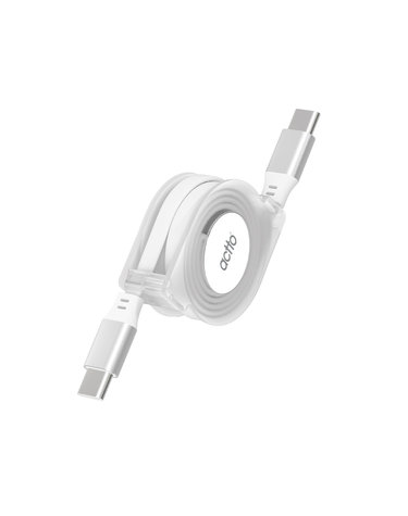 엑토 60W PD C to C 자동감김 고속충전 케이블 TC-46