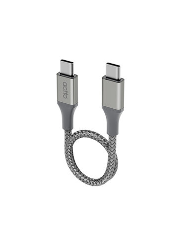 엑토 100W PD C타입 to C 5A 고속 충전 전송 보조배터리 15cm 숏 케이블 TC-53