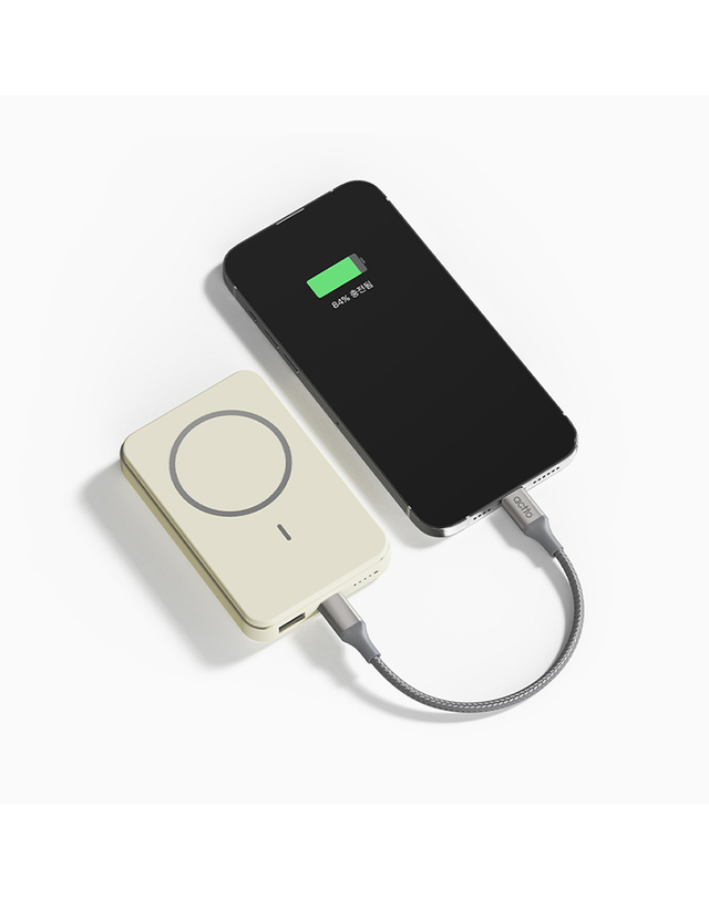 엑토 엑토 100W PD C타입 to C 5A 고속 충전 전송 보조배터리 15cm 숏 케이블 TC-53 착용컷