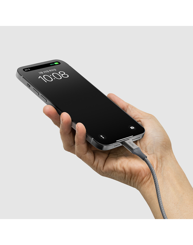 엑토 엑토 100W PD C타입 to C 5A 고속 충전 전송 1m 케이블 TC-54 착용컷