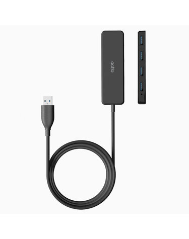 엑토 USB 3.2 4포트 노트북 PC 외장하드 1m 롱 멀티 허브 HUB-60