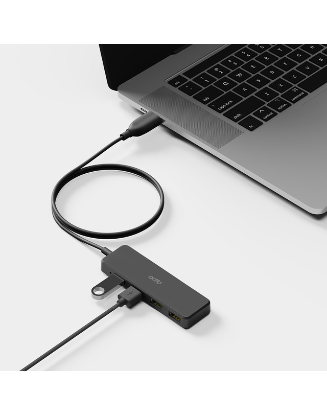 엑토 엑토 USB 3.2 4포트 노트북 PC 외장하드 1m 롱 멀티 허브 HUB-60 착용컷