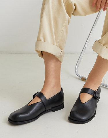 BKB20302 PEBBLE MARYJANE LOAFER_3COLOR