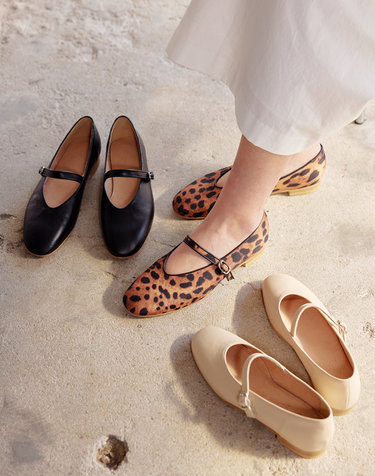 BMP22207  SHELL MARYJANE FLAT / 3 color