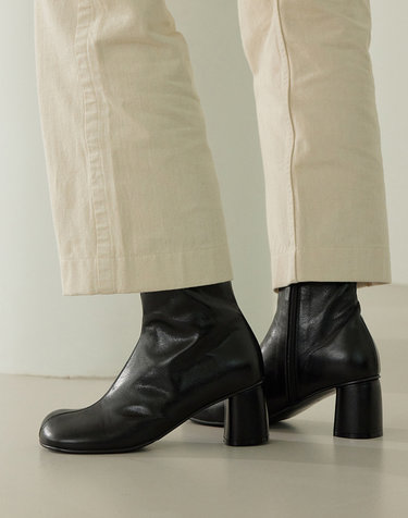 BMB22410 SOFIE PEBBLE ANKLEBOOTS / 3COLORS