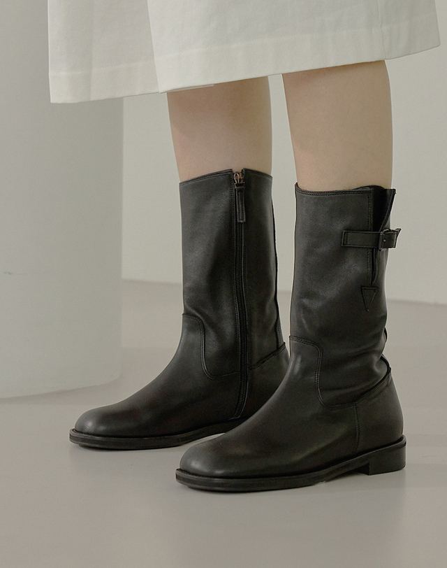 바이언스 BMB22416 BUCKLE ENGINEER BOOTS 착용컷
