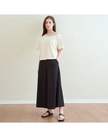 MESH COMBINATION T-SHIRT