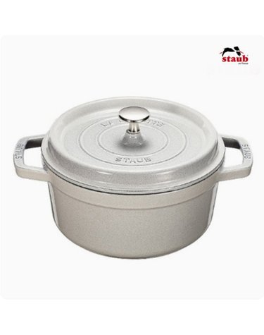 [스타우브] 꼬꼬떼 원형냄비 화이트트러플 20cm