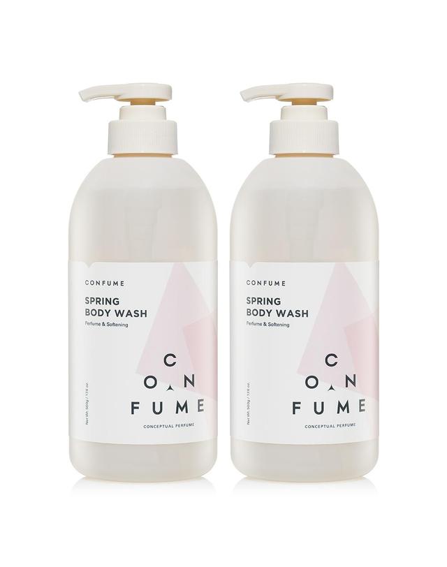 컨퓸 과일나라 컨퓸 퍼퓸 앤 바디로션 500ml 2개 대용량 사계절 착용컷