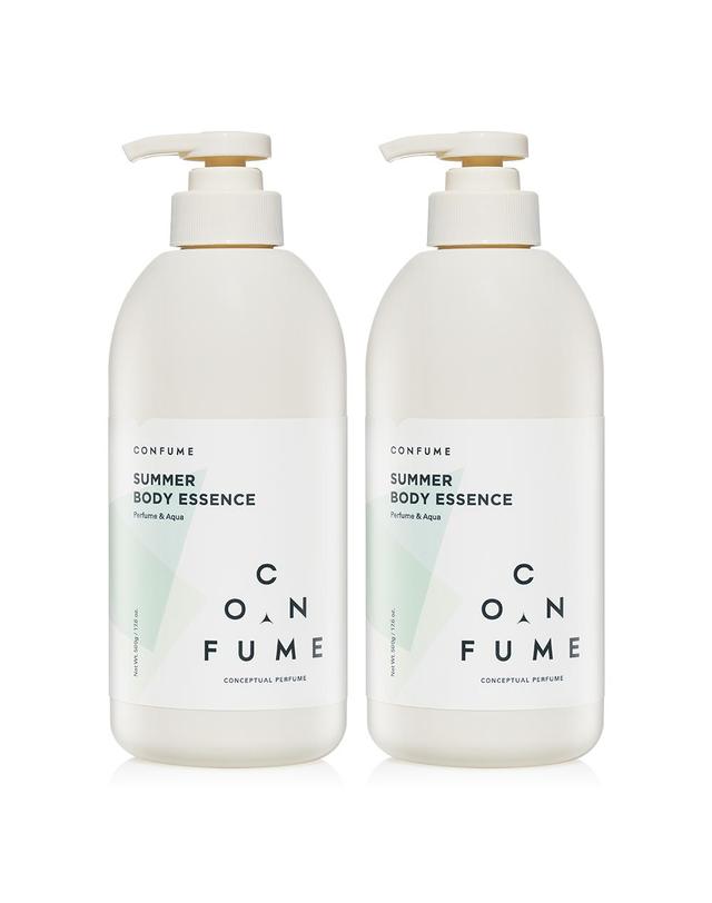 컨퓸 과일나라 컨퓸 퍼퓸 앤 바디로션 500ml 2개 대용량 사계절 착용컷