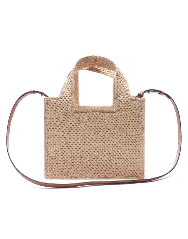 로에베 26FW 여성 로에베 폰트 스몰 토트숄더백 (A685B59X03 2123 26F) 착용컷