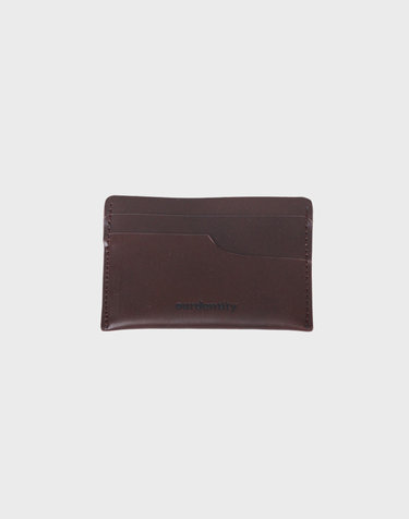 Handmade card wallet Mocha