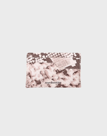 Handmade card wallet Snake