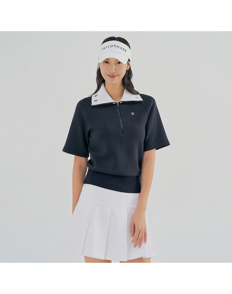여성 니트 카라 반팔 티셔츠 TTM-71HG41-915