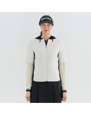 여성 초경량 반팔 구스 다운 점퍼 TDN-81HG01-101