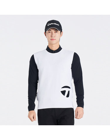 남성 라운드 니트 베스트 TSO-11HG23-100
