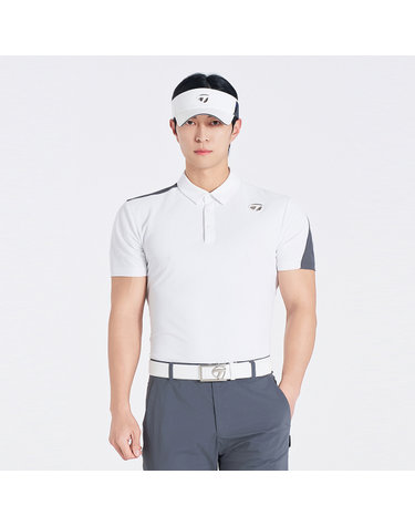 남성 T라인 카라 반팔 티셔츠 TTO-21HG42-100