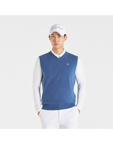 남성 사이드 로고 니트 베스트 TSO-31HG22-940