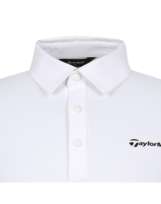 테일러메이드 남성 소매 빅로고 카라 긴팔 티셔츠 TTO-17HG41-100 착용컷