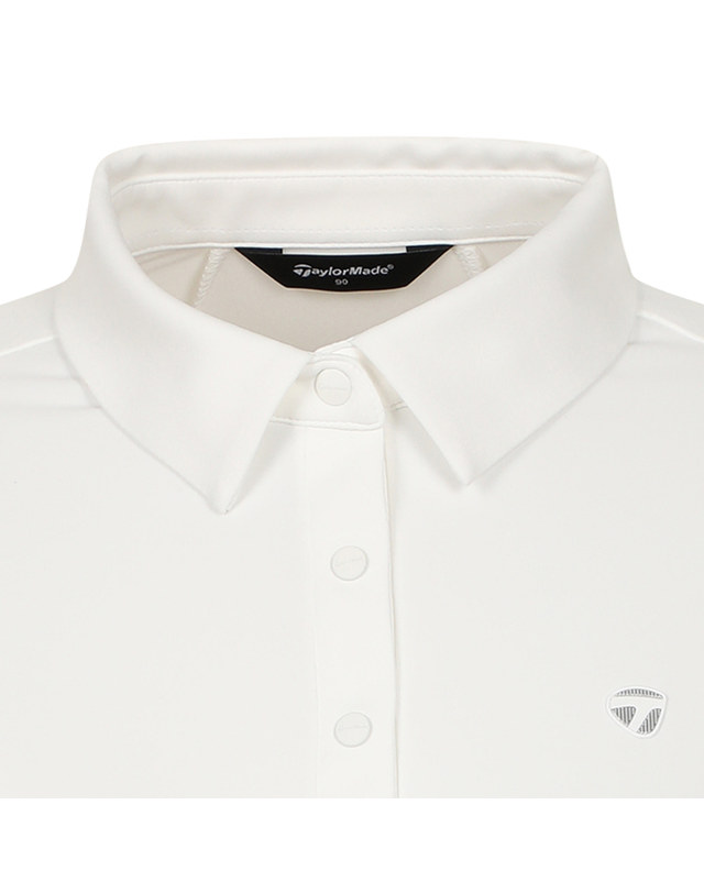 테일러메이드 여성 소매 시보리 카라 티셔츠 TTO-71HG42-101 착용컷