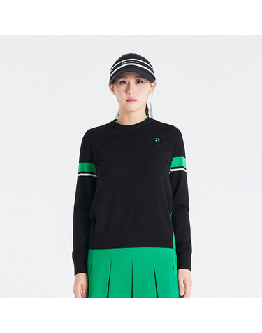 26SS 여성 배색 포인트 니트 TS6-52HG22-199