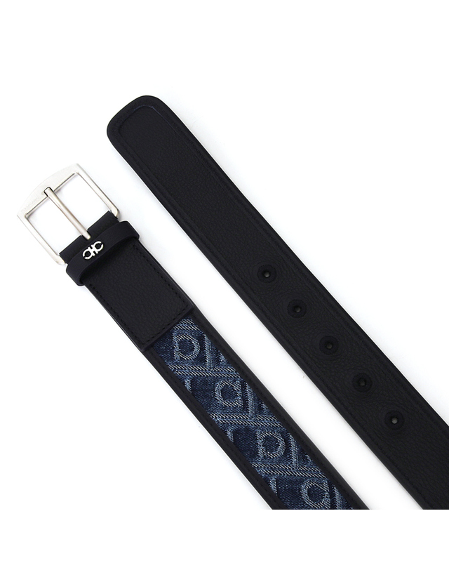 살바토레 페라가모 페라가모 모노그램 남성 벨트 670480 0784001 착용컷