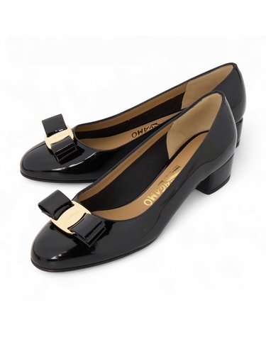 페라가모 바라 보우 여성 펌프스 VARA1 3CM NERO 0591963 (발볼 C)