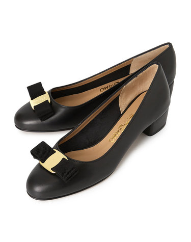 페라가모 바라 보우 여성 펌프스 VARA 1 NERO 0765658 (발볼 C)