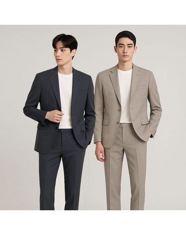 25S/S 남성 봄여름 데일리 스트레치 정장 셋업 5종