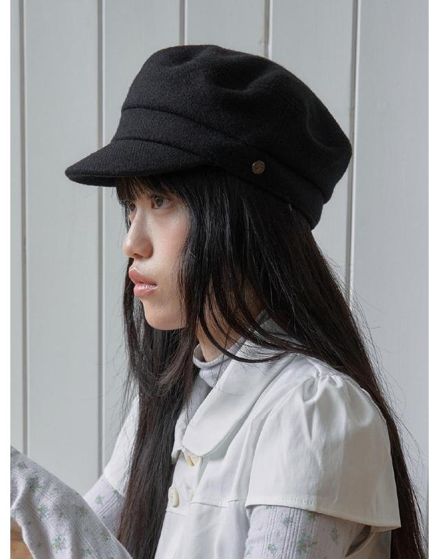 포에지담 CLASSIC NOUVELLE MARGOT HAT IN BLACK 착용컷