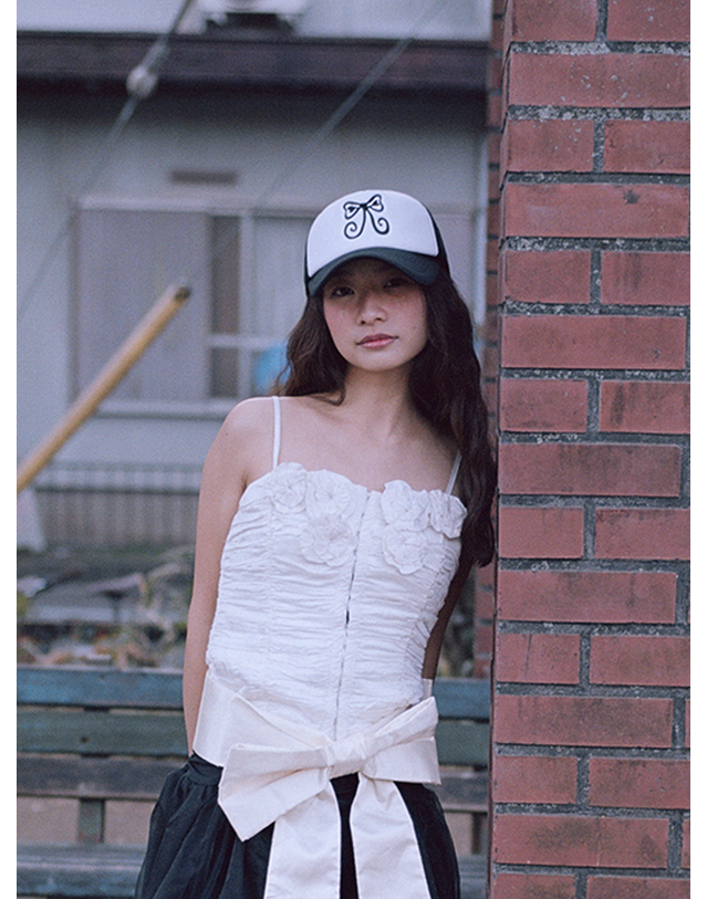 포에지담 NABI CAP IN BLACK 착용컷