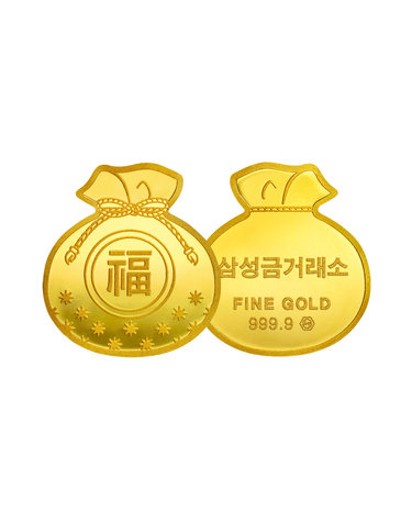[삼성금거래소] 행운의 복주머니 골드바 3.75g