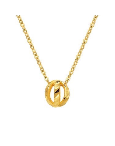24K 라운드볼 목걸이 3.75g