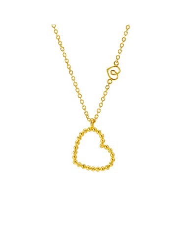 [삼성금거래소 MELORA] L컬렉션 24K 허그 하트 MOM 목걸이 7.5g