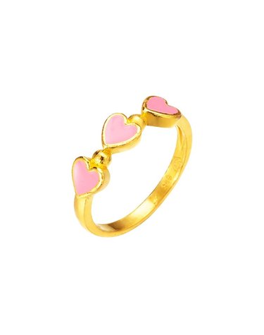 [삼성금거래소 MELORA] R컬렉션 24K 컬러풀 하트 반지 3.75g