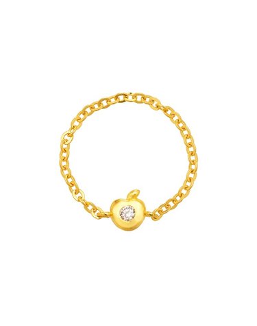 [삼성금거래소 MELORA] O컬렉션 24K 다이아 사과 반지 0.83g