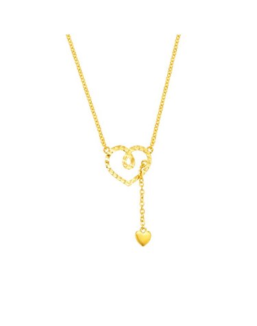 [삼성금거래소 MELORA] O컬렉션 24K 하트 Y체인 목걸이 5.625g