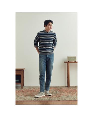 릴렉스핏 기모 블루 데님 BRPDW25443BUX