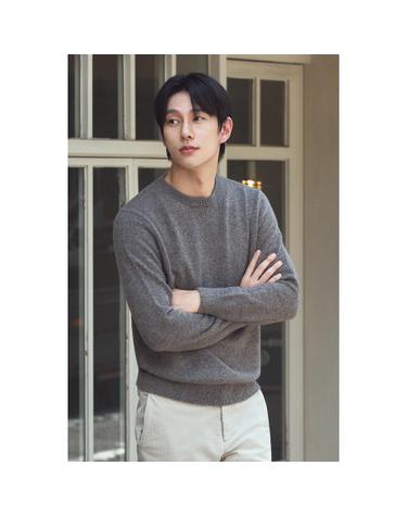 [셀렉션] 울100 트위드 라운드넥 스웨터 BRWAW25851BEX