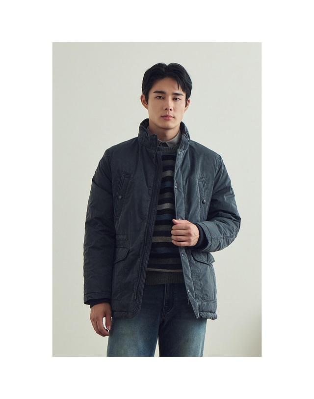 브렌우드 피그먼트 워싱 다운 사파리 BRUAW25631NYX 착용컷