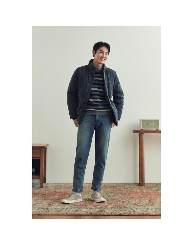브렌우드 피그먼트 워싱 다운 사파리 BRUAW25631NYX 착용컷