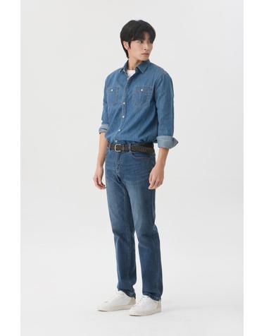 [에센셜스] 스트레이트핏 블루 데님 BRPDX26172BUX