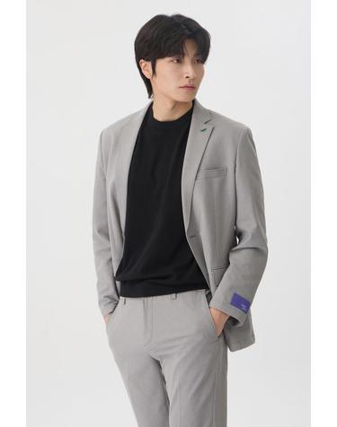 [이지슈트] 워셔블 솔리드 트윌 셋업 자켓 BRJCM26414GYL