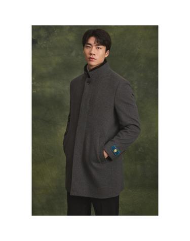 캐시미어 블렌디드 카라FUR부착 다운코트 BRCBW26641BED