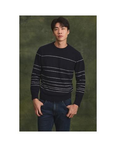부클 스트라이프 스웨터 BRWAW26492NYX