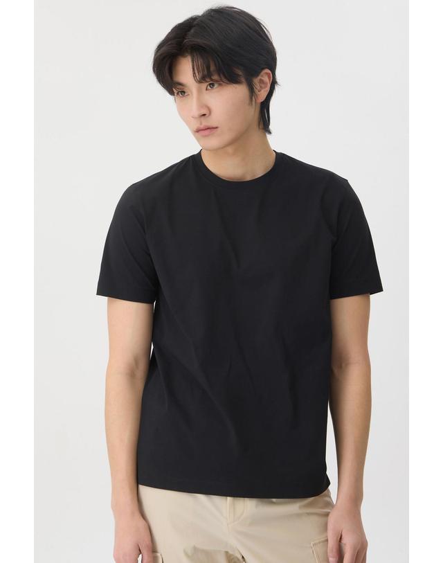 브렌우드 [라이프퍼포먼스] 소로나 라운드넥 티셔츠 BRTAM26003BKX 착용컷