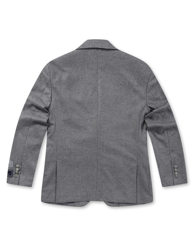 브렌우드 BLAZER CLUB 울캐시 헤링본 자켓 BRJBW26411GYX 착용컷