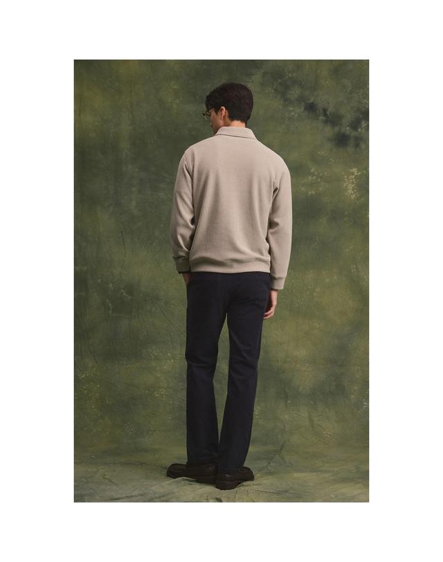 브렌우드 (essentials) 기모 컴포치노 팬츠 BRPAW26571NYX 착용컷