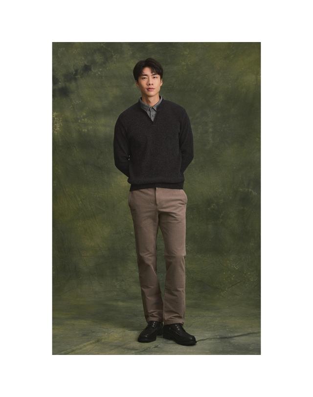 브렌우드 B브러쉬 변형 몰스킨 솔리드 팬츠 BRPAW26611BEX 착용컷