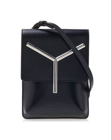 [입점사] [Y프로젝트] 로고 파우치 WBAG15S24 BLACK SILVER